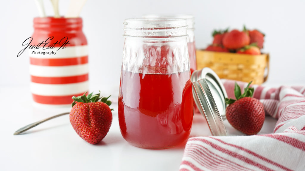 Limited PLR Strawberry Simple Syrup