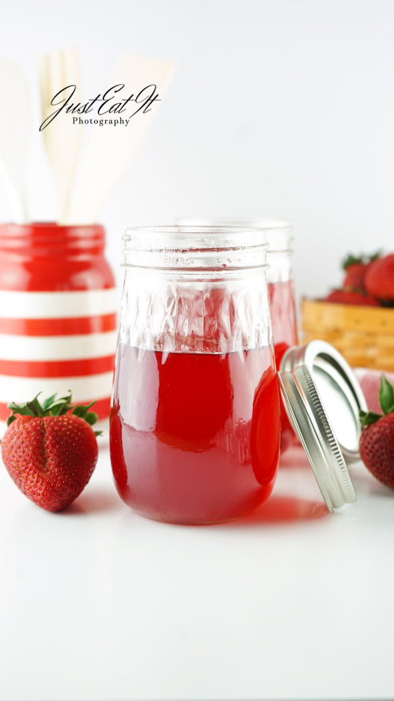 Limited PLR Strawberry Simple Syrup