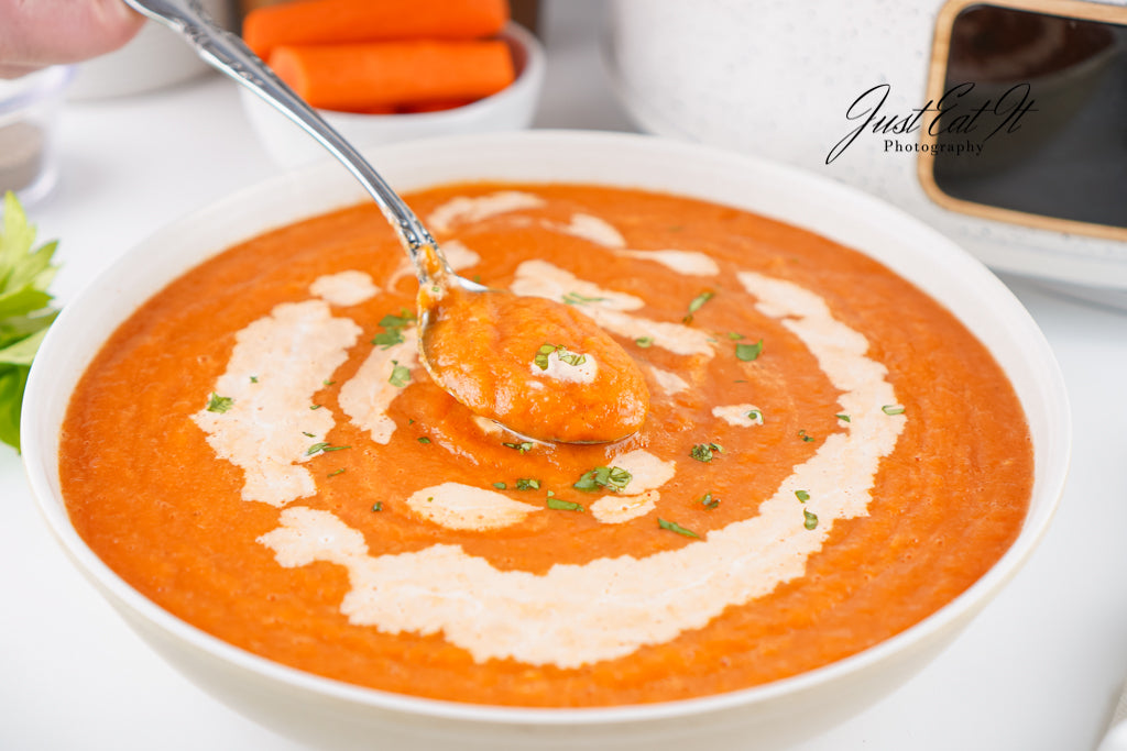 Exclusive Crockpot Carrot Soup (with ginger)