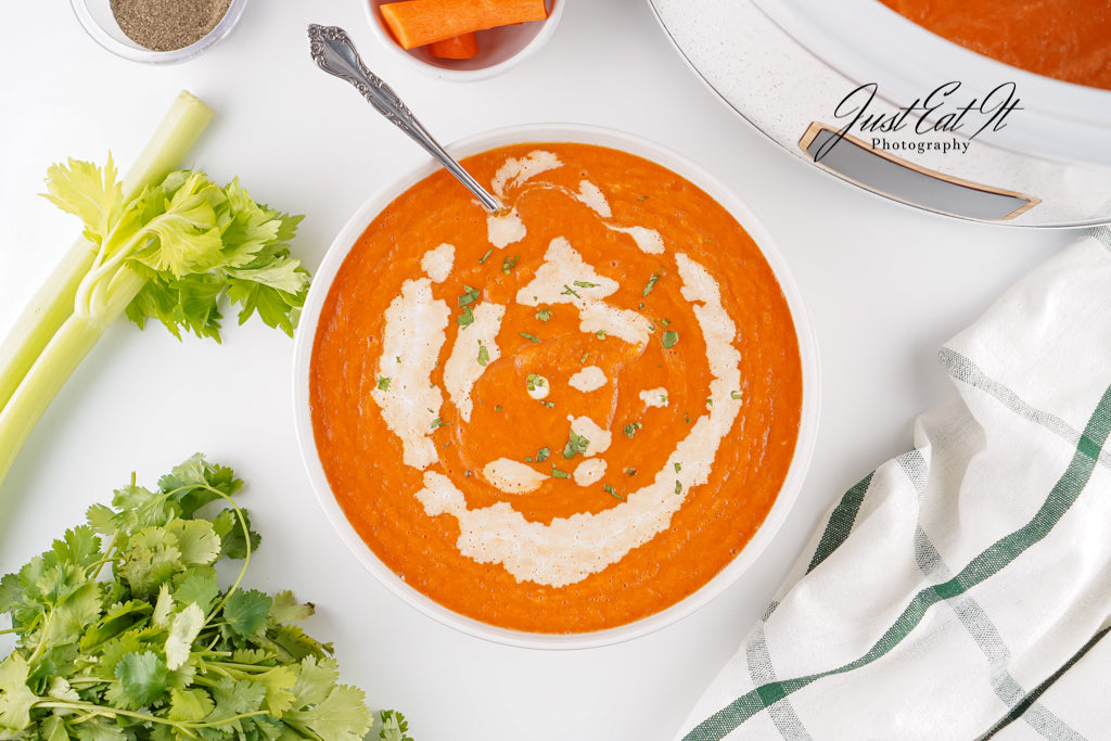 Exclusive Crockpot Carrot Soup (with ginger)