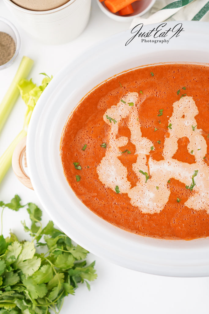 Exclusive Crockpot Carrot Soup (with ginger)