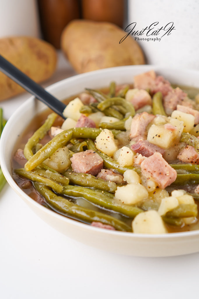 Limited PLR Crockpot Leftover Ham, Green Beans, and Potatoes (Finals Only)