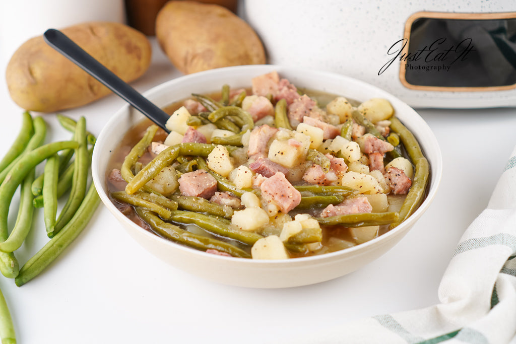 Limited PLR Crockpot Leftover Ham, Green Beans, and Potatoes (Finals Only)