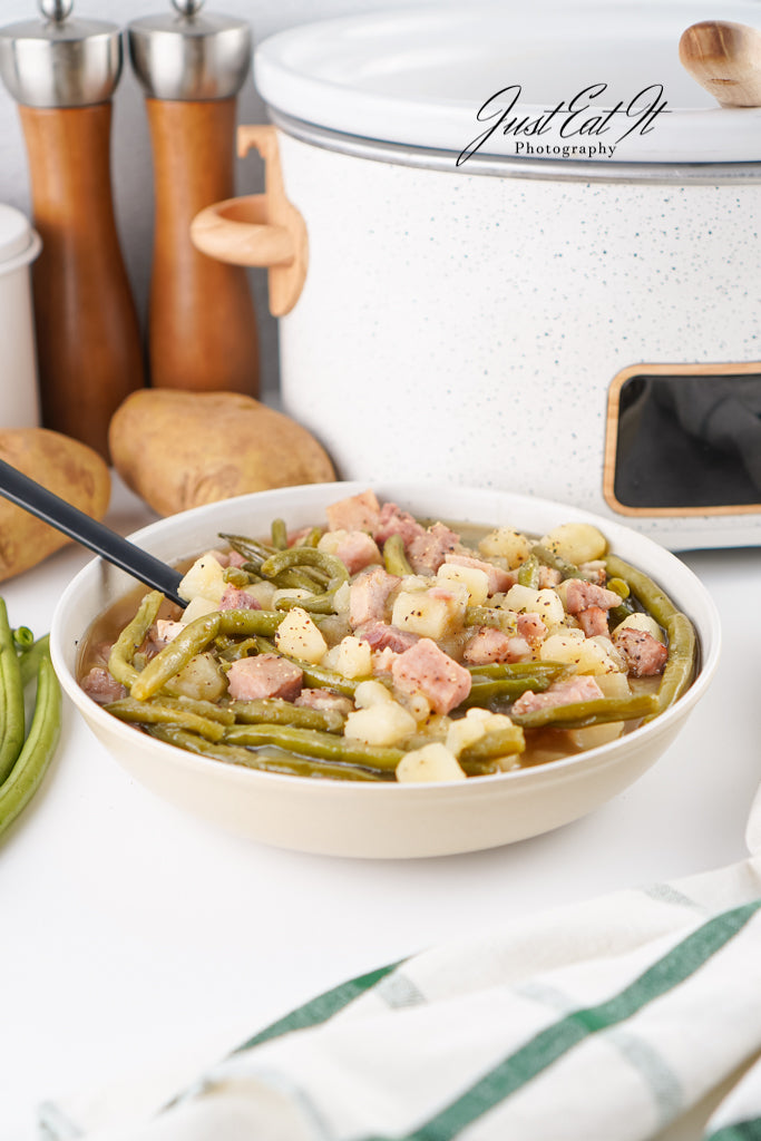 Limited PLR Crockpot Leftover Ham, Green Beans, and Potatoes (Finals Only)
