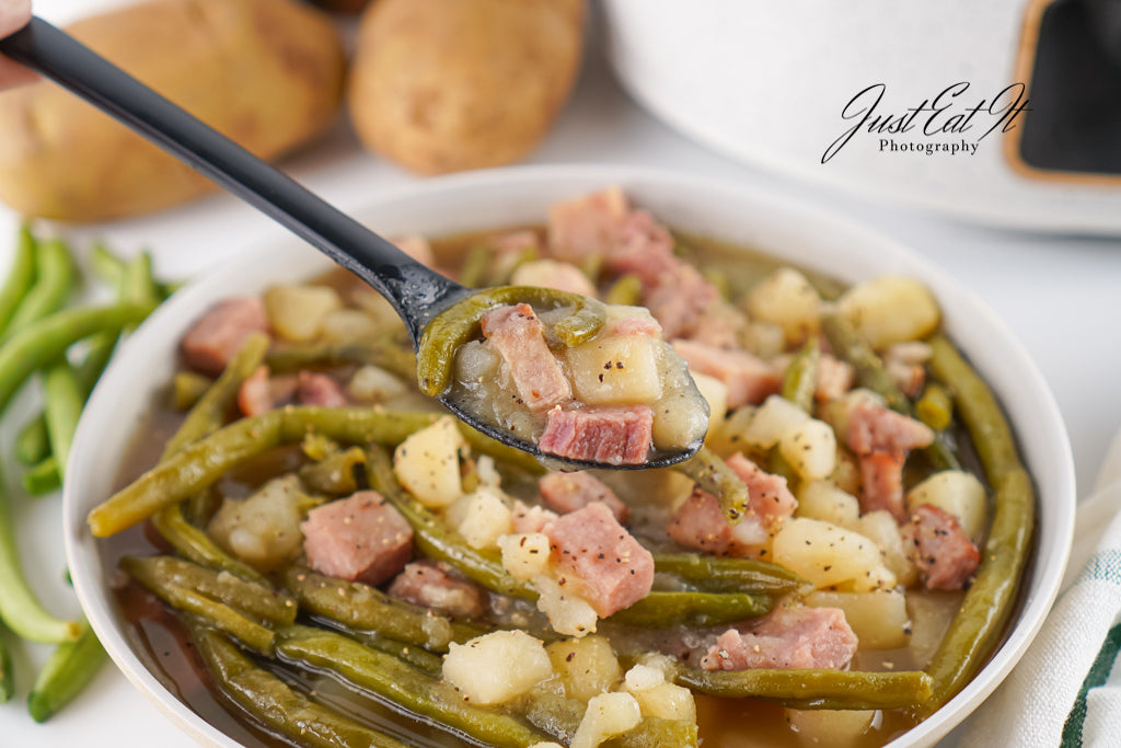 Limited PLR Crockpot Leftover Ham, Green Beans, and Potatoes (Finals Only)
