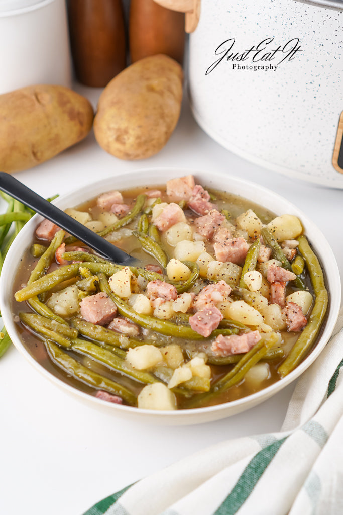 Limited PLR Crockpot Leftover Ham, Green Beans, and Potatoes (Finals Only)