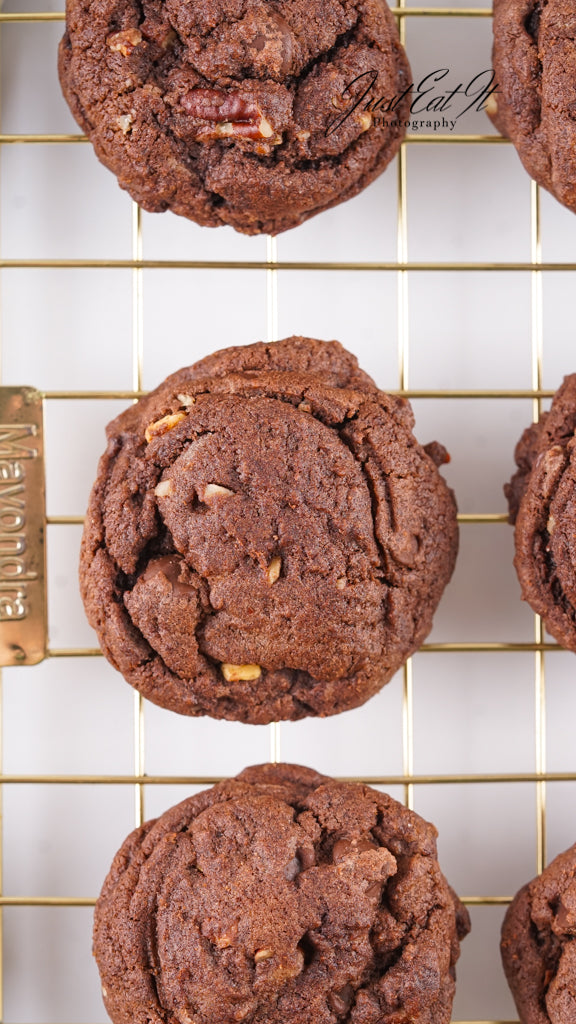 Limited PLR Double Dark Chocolate Pecan Drop Cookies (Finals Only)