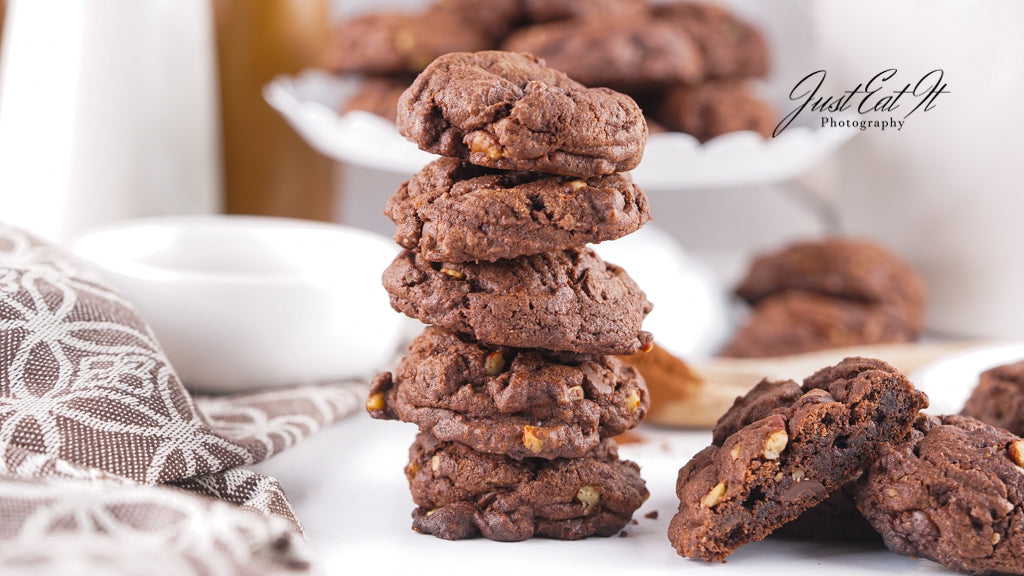 Limited PLR Double Dark Chocolate Pecan Drop Cookies (Finals Only)