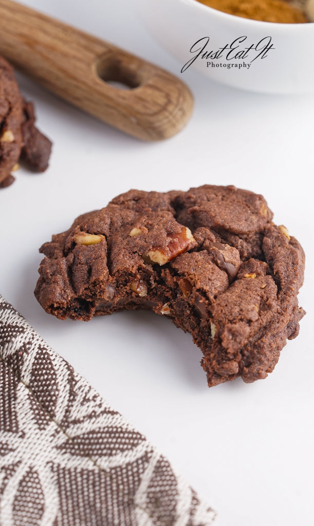 Limited PLR Double Dark Chocolate Pecan Drop Cookies (Finals Only)