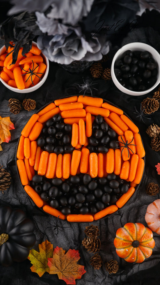 Limited PLR Jack-O-Lantern Veggie Tray