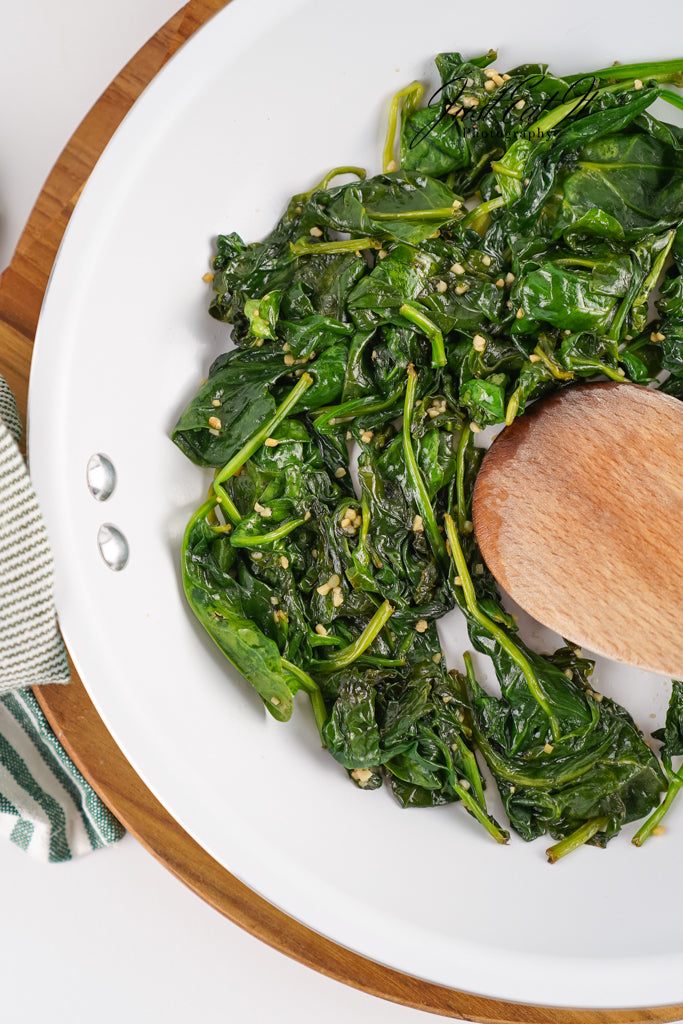 Limited PLR Sautéed Spinach (Finals Only)