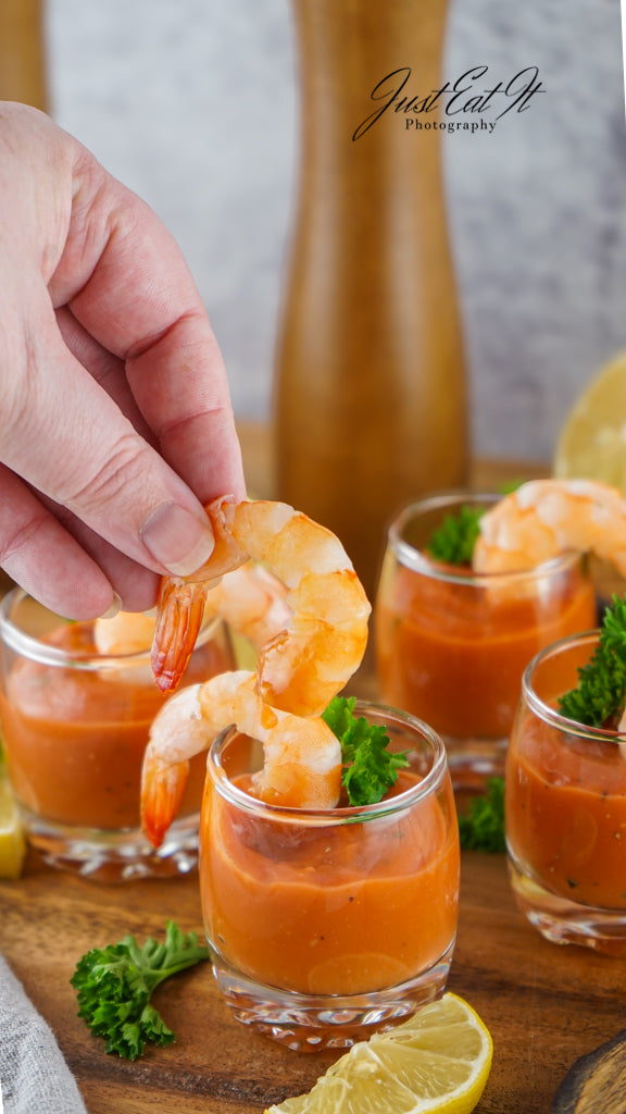 Semi-Exclusive Shrimp Cocktail Shooters Set 3 of 3