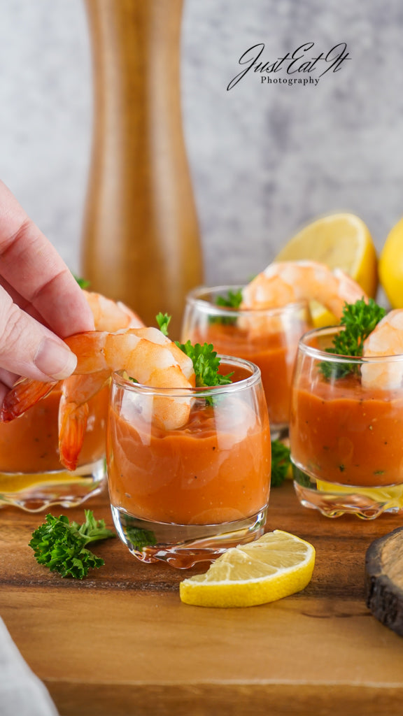 Semi-Exclusive Shrimp Cocktail Shooters Set 3 of 3