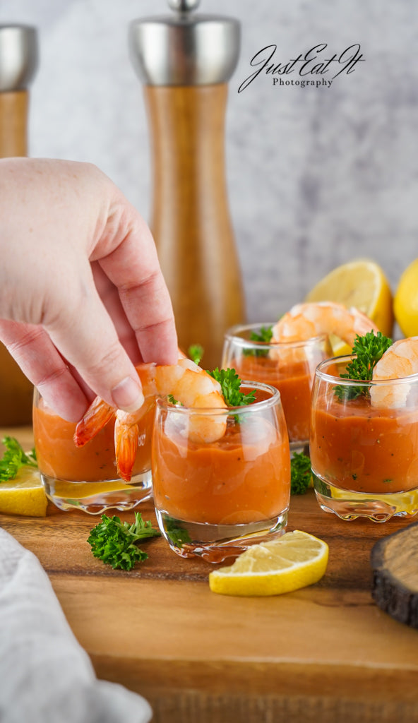 Semi-Exclusive Shrimp Cocktail Shooters Set 3 of 3