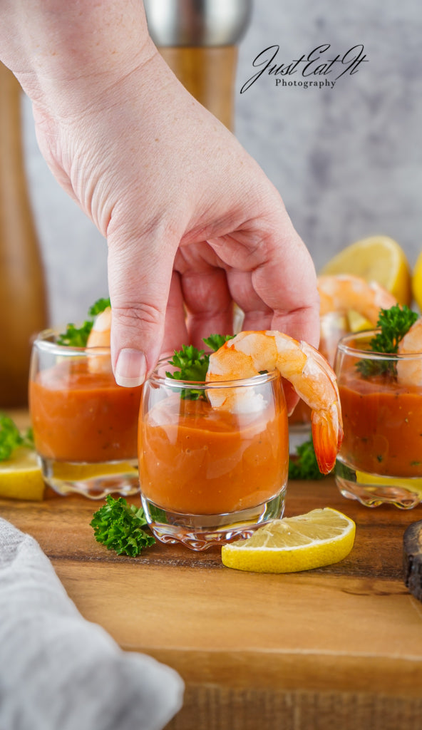 Semi-Exclusive Shrimp Cocktail Shooters Set 3 of 3