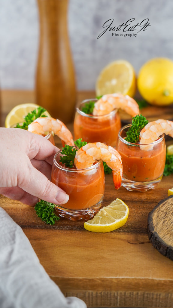 Semi-Exclusive Shrimp Cocktail Shooters Set 3 of 3