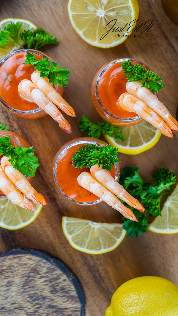 Semi-Exclusive Shrimp Cocktail Shooters Set 3 of 3