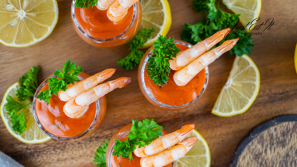 Semi-Exclusive Shrimp Cocktail Shooters Set 3 of 3