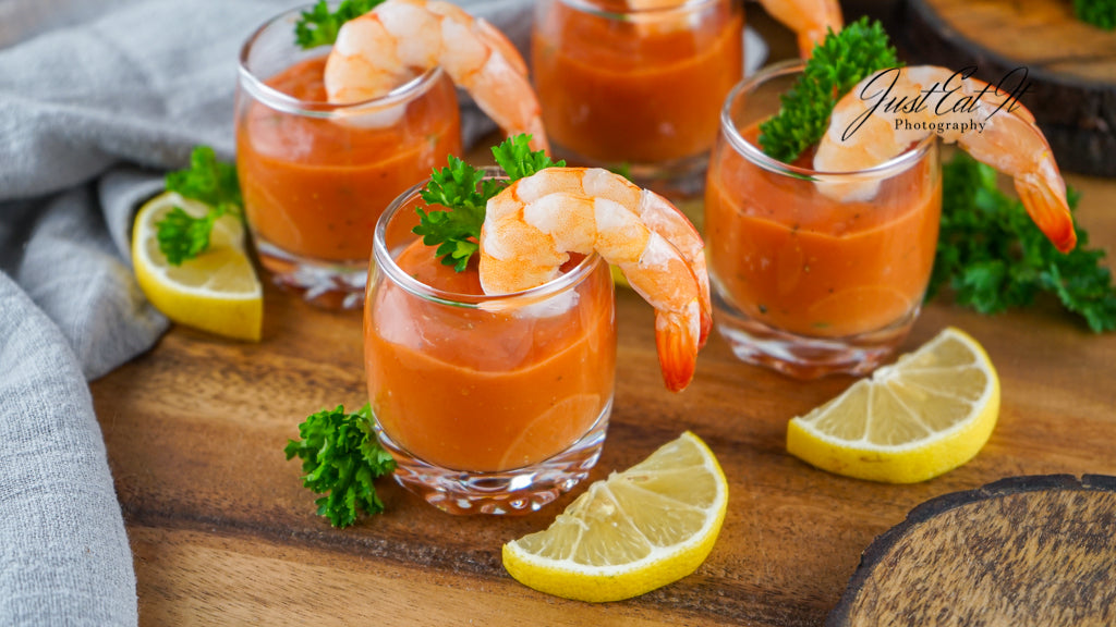 Semi-Exclusive Shrimp Cocktail Shooters Set 3 of 3