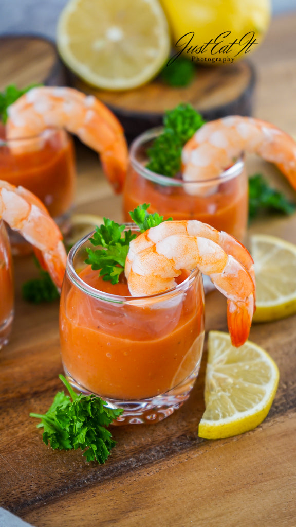 Semi-Exclusive Shrimp Cocktail Shooters Set 3 of 3