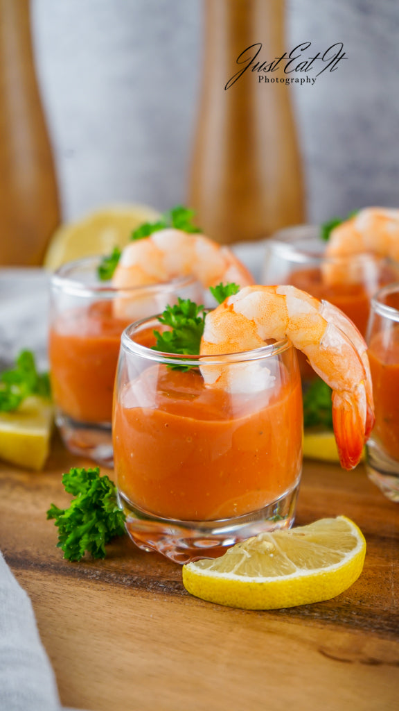 Semi-Exclusive Shrimp Cocktail Shooters Set 3 of 3