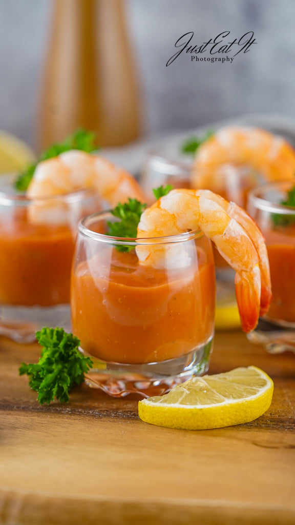 Semi-Exclusive Shrimp Cocktail Shooters Set 3 of 3