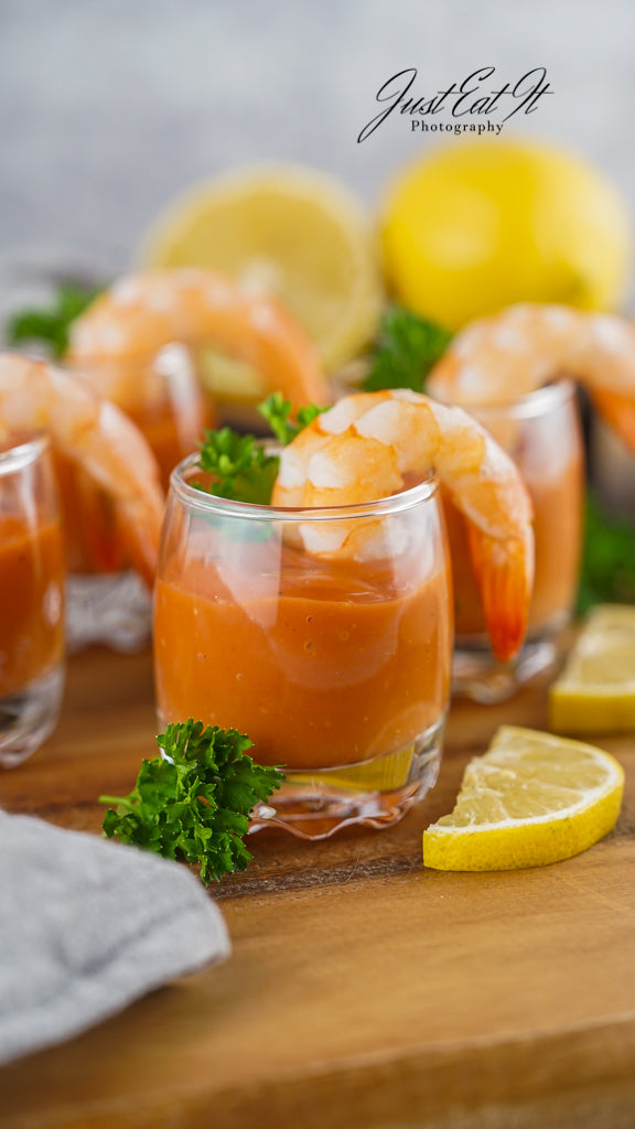 Semi-Exclusive Shrimp Cocktail Shooters Set 3 of 3