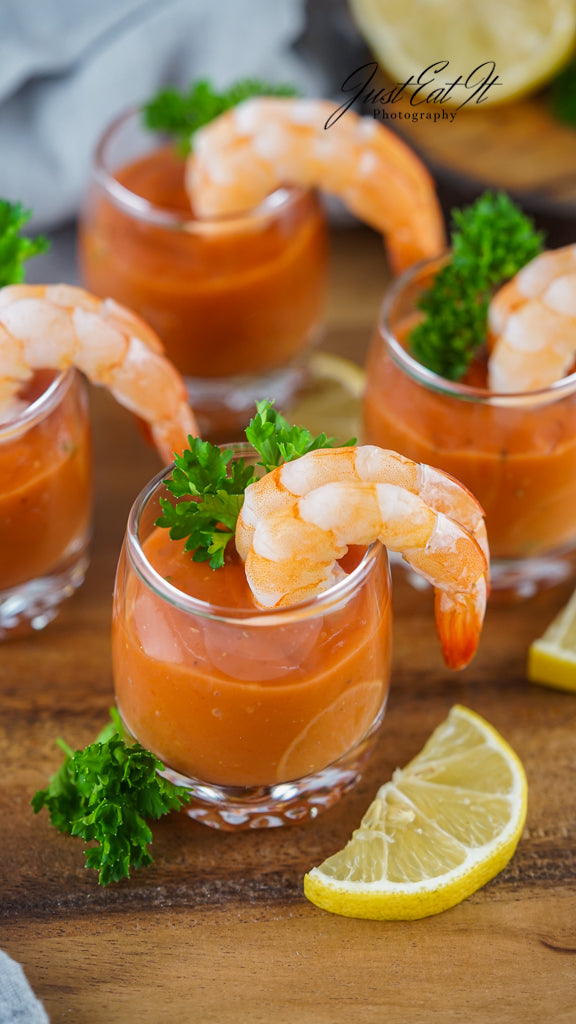 Semi-Exclusive Shrimp Cocktail Shooters Set 3 of 3