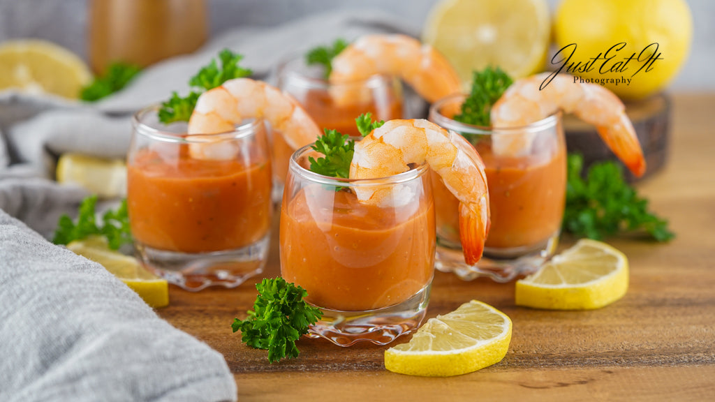 Semi-Exclusive Shrimp Cocktail Shooters Set 3 of 3