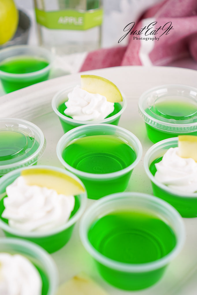 Limited PLR Sour Green Apple Jello Shots